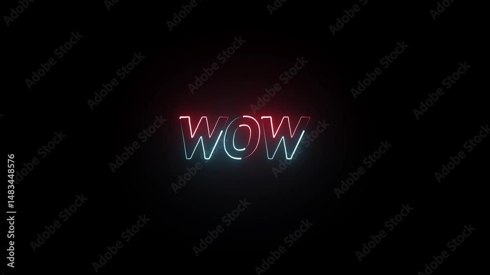 Wow neon sign animation. Neon Dreams A Burst of Wow Isolated Colorful Neon Text Wow . Wow neon sign animation. Neon Dreams A Burst of Wow Isolated Colorful Neon Text Wow .