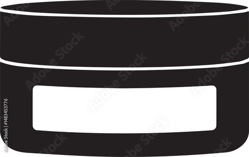 Cosmetic Case Silhouette Vector | Clean Black Vector Art for Spa and Beauty Illustration