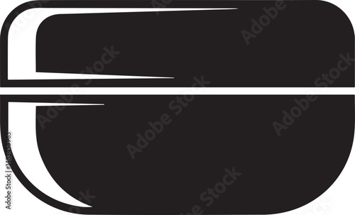 Cosmetic Case Silhouette Vector | Clean Black Vector Art for Spa and Beauty Illustration