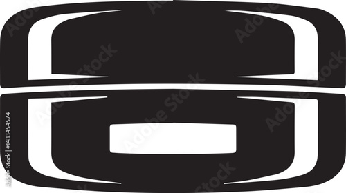 Cosmetic Case Silhouette Vector | Clean Black Vector Art for Spa and Beauty Illustration