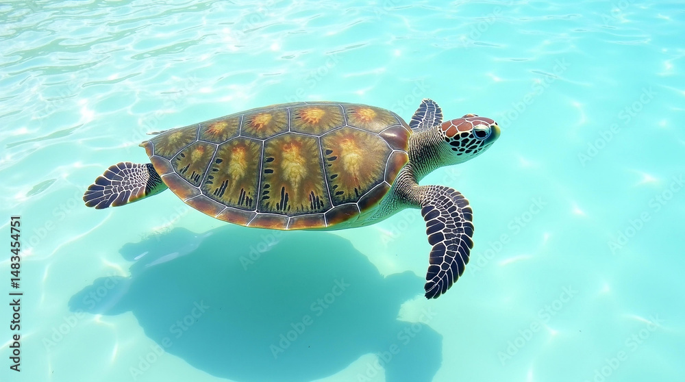 Fototapeta premium Turtle Facts, Types & Habitat – Discover the Life of Turtles