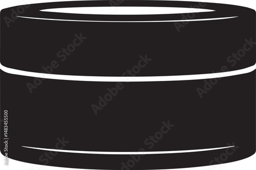 Cosmetic Case Silhouette Vector | Clean Black Vector Art for Spa and Beauty Illustration