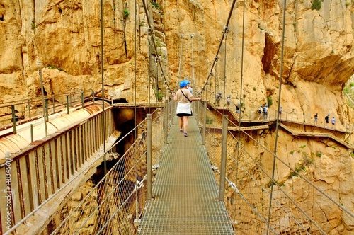  bridge on  Caminito del Rey