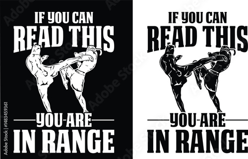 If you can read this, you are in range t shirt design. Fighter t-shirt design, Fight vector typography t-shirt design. ricket all iteam,bat, ball T-Shirts Amazon.