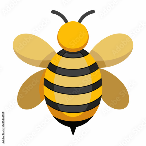 bee and honey