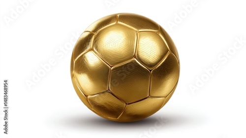 Golden soccer ball (2)