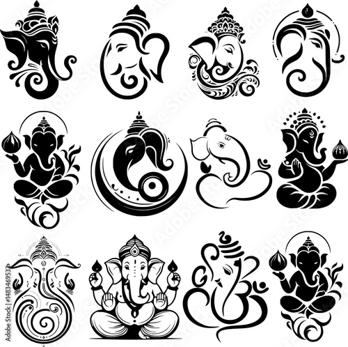Ganesh Silhouettes