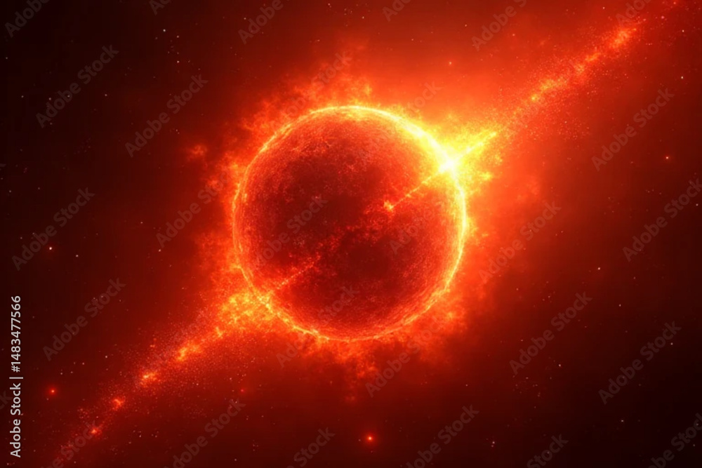 Fototapeta premium sun and space
