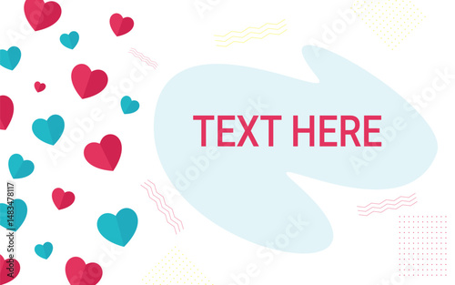 Heart icon red shape , vector set heart shape, lovers on Valentines day, love heart shape.