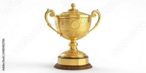 Ornate Gold Trophy Cup Desi...