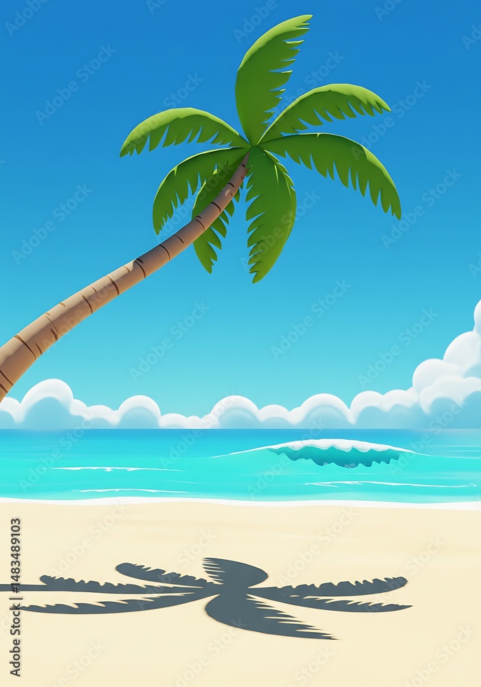 Obraz premium Palm Shade Paradise