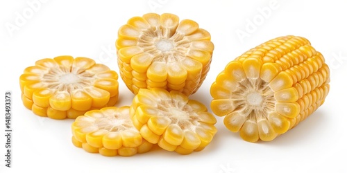 Sweet Corn Cob Cross Sectio...