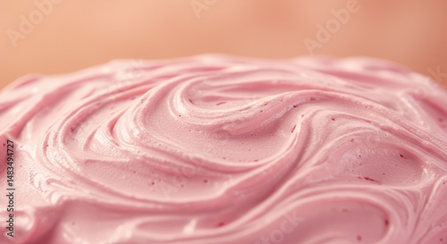 Wallpaper Mural Close-up of Swirled Pink Frosting Torontodigital.ca