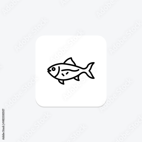 Jackfish, vector, pixel perfect, illustrator file
