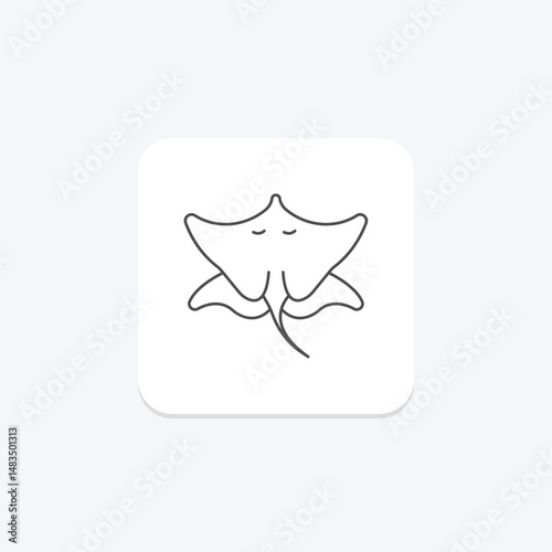 Stingray, vector, pixel perfect, illustrator file