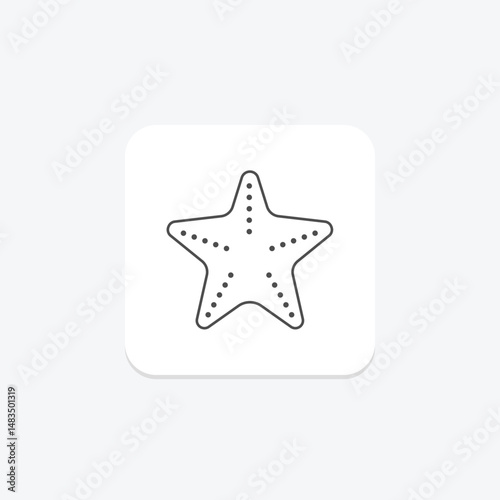 Starfish, vector, pixel perfect, illustrator file
