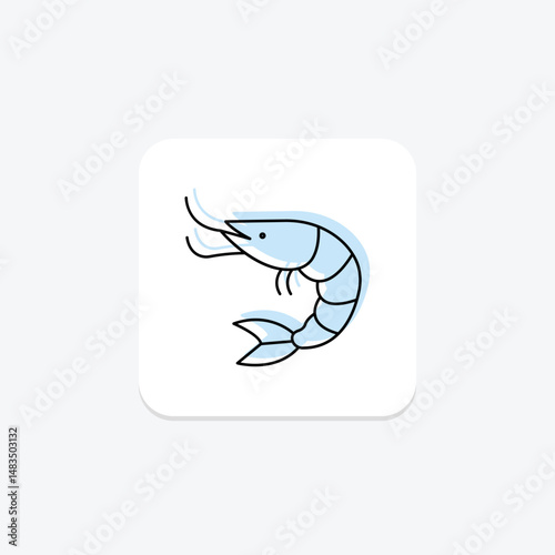 Shrimp, vector, pixel perfect, illustrator file
