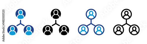 Network icon sheet multiple style collection