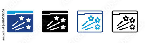 Feedback icon sheet multiple style collection