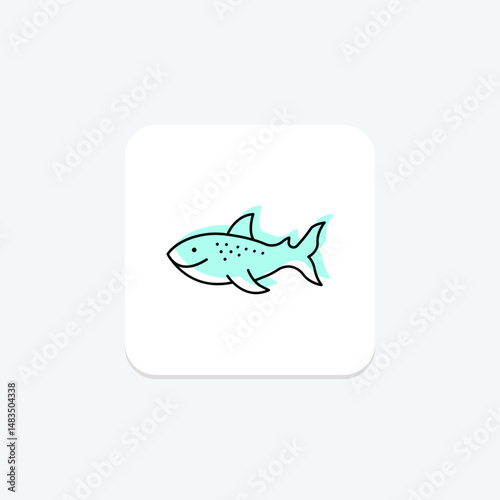 Whale Shark, vector, pixel perfect, illustrator file