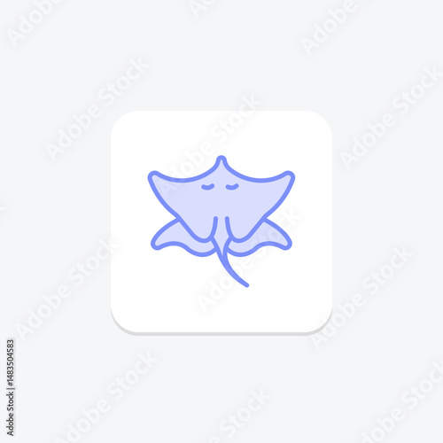 Stingray, vector, pixel perfect, illustrator file