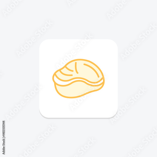 Clam, vector, pixel perfect, illustrator file