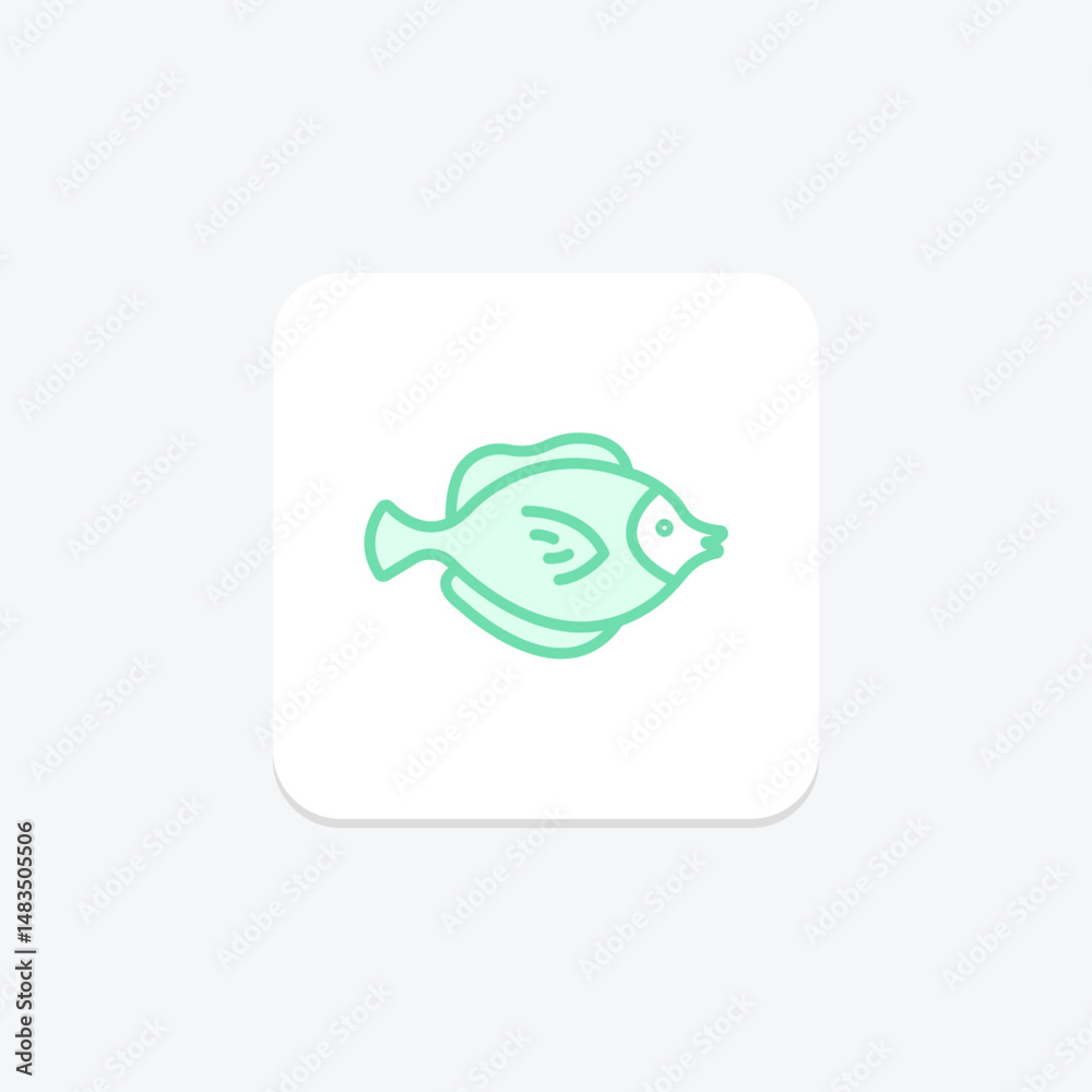 Naklejka premium Tang, vector, pixel perfect, illustrator file