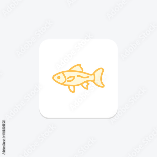 Guppy, vector, pixel perfect, illustrator file