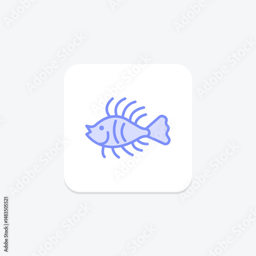 Lionfish, vector, pixel perfect, illustrator file