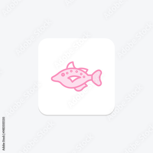 Triggerfish, vector, pixel perfect, illustrator file