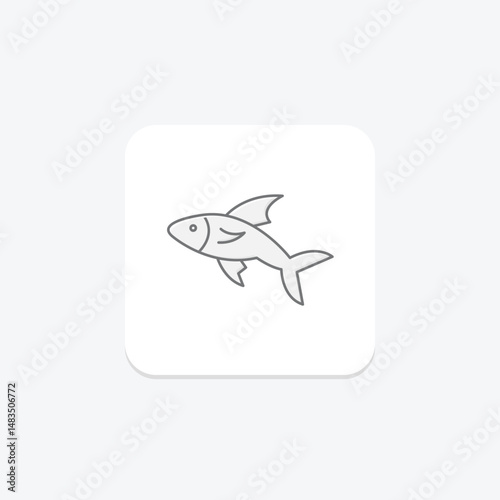 Flying Fish, vector, pixel perfect, illustrator file