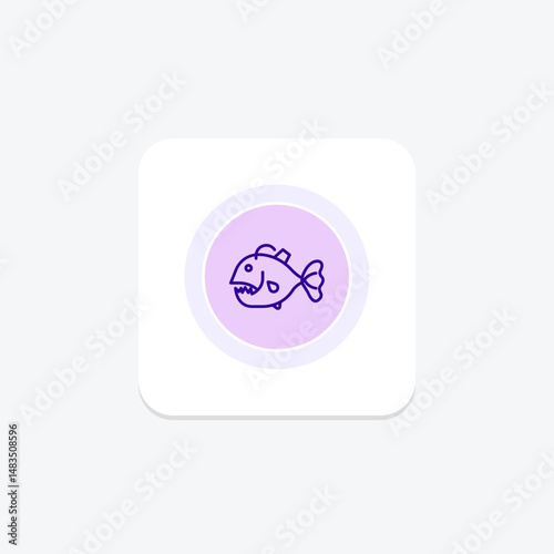 Anglerfish, vector, pixel perfect, illustrator file
