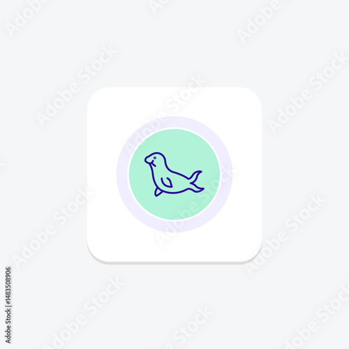 Seal, vector, pixel perfect, illustrator file