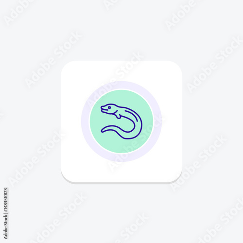Moray Eel, vector, pixel perfect, illustrator file