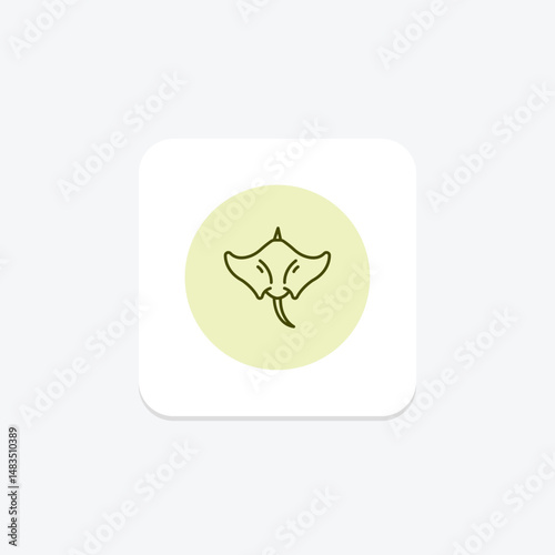 Manta Ray, vector, pixel perfect, illustrator file