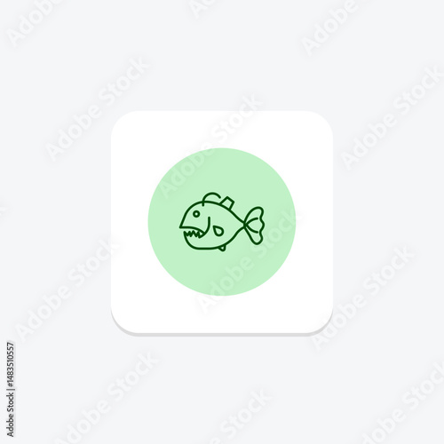 Anglerfish, vector, pixel perfect, illustrator file