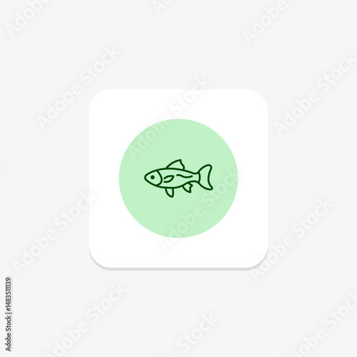 Guppy, vector, pixel perfect, illustrator file