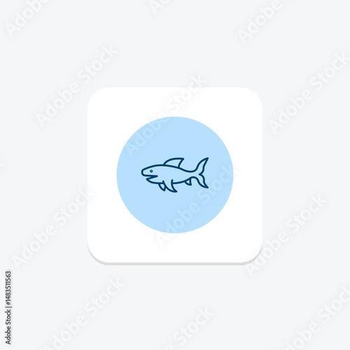 Frilled Shark, vector, pixel perfect, illustrator file