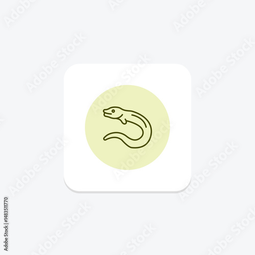 Moray Eel, vector, pixel perfect, illustrator file