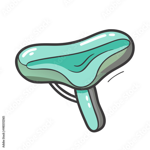 bike saddle icon, bike saddle vector illustration-simple illustration of bike saddle, perfect for bike saddle logos and icons