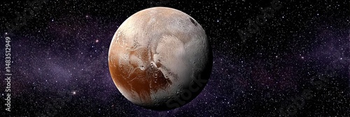 photo of planet pluto in space 