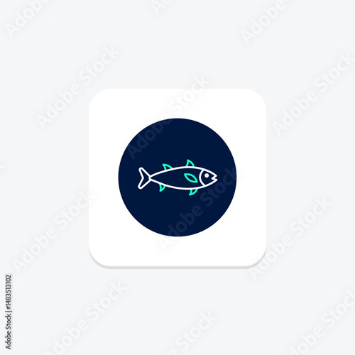 Mackerel, vector, pixel perfect, illustrator file