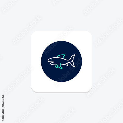Frilled Shark, vector, pixel perfect, illustrator file