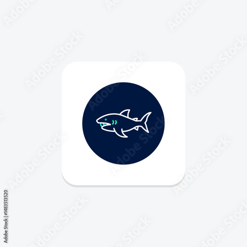 Megamouth Shark, vector, pixel perfect, illustrator file