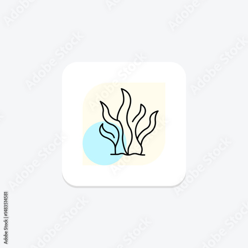 Seaweed, vector, pixel perfect, illustrator file