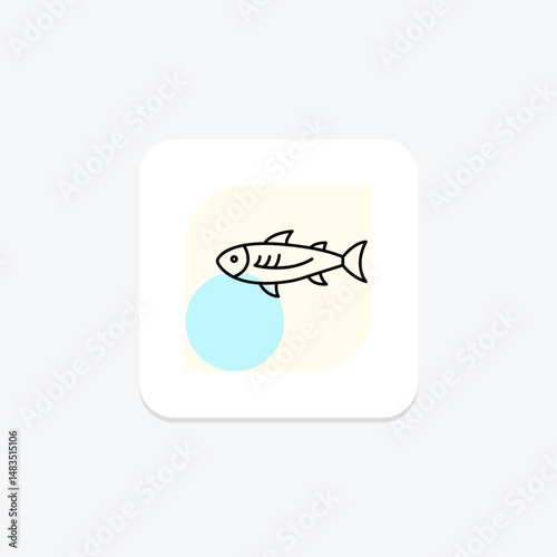 Anchovy, vector, pixel perfect, illustrator file