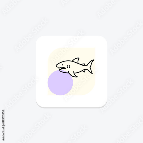 Megamouth Shark, vector, pixel perfect, illustrator file