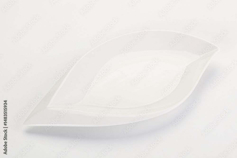 White ceramic empty plate dishware White ceramic empty plate dishware