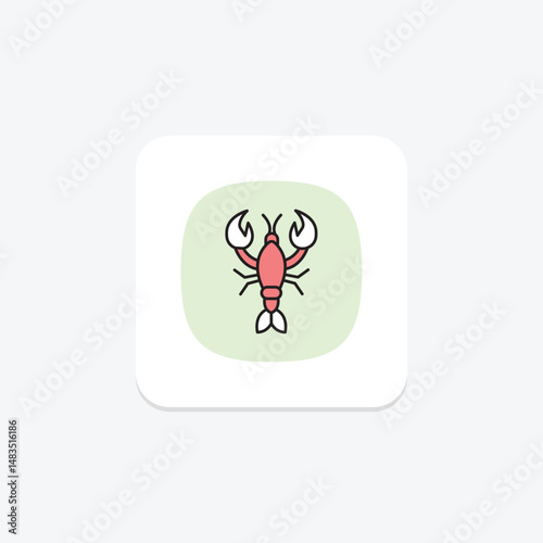 Lobster, vector, pixel perfect, illustrator file