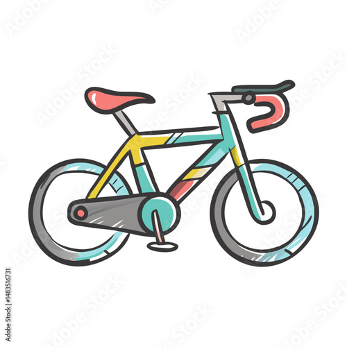 triathlon bike icon, triathlon bike vector illustration-simple illustration of triathlon bike, perfect for triathlon bike logos and icons